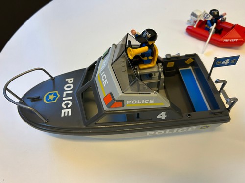 Polizeiboot von playmobil - polizeiboot,