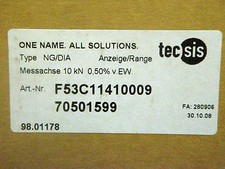 tecsis Messachse mit