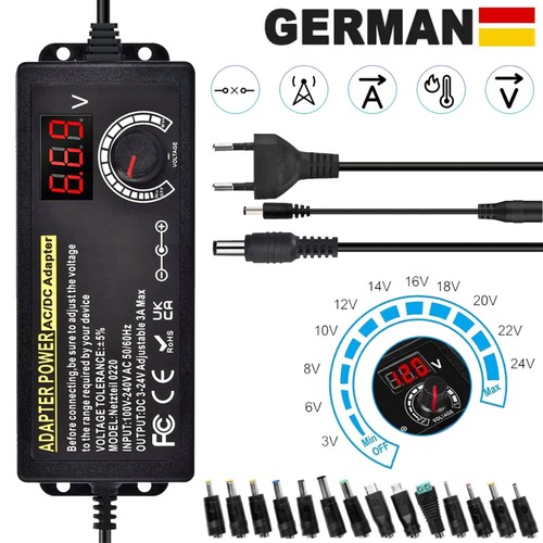 Steckernetzteil regelbar - steckernetzteil,