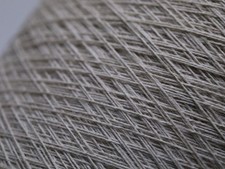 G56 (32€/kg) 1000g REINE BAUMWOLLE SEIDEN-GRAU (50/3) Zwirn Wolle Garn Strick