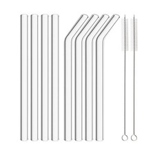 Breiter Glasstrohhalm Mehrweg
