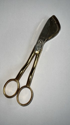 Dochtschere vergoldete vintage - vergoldete,