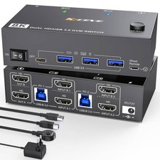 8K HDMI KVM Switch 2 PC 2