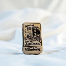 Vermeidet Überstunden altes Schild Retro | Kühlschrankmagnet |