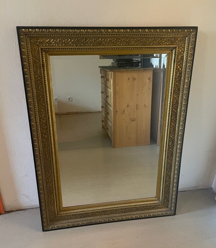 Vollholz barock spiegel mit - vollholz,