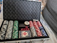 Pokerchips - Aluminiumkoffer - 300 Casino-Pokerchips