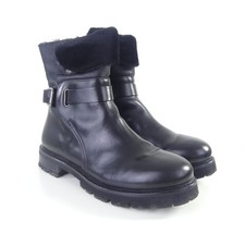 AGL Boots Biker Stiefel Schwarz Leder Gr. 41