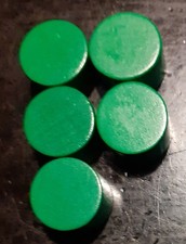 Quips Ravensburger 5 Spielsteine in grün Ersatzteile  gut erhalten