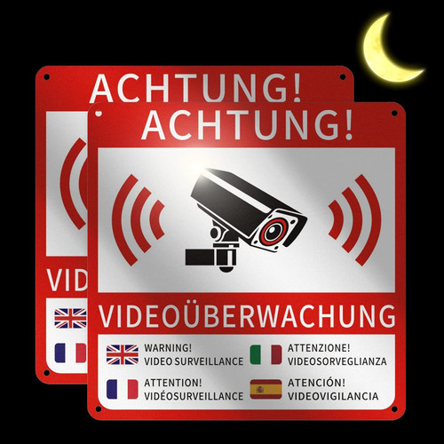 Dsgvo videoüberwachung schild - videoüberwachung,