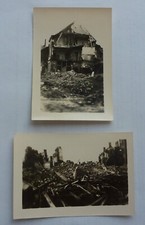 2 US Fotos Aachen Winter 1944 1945 Zerstörung Ruine