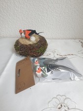Vogel Vogelnest  Federn  Deko