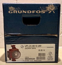 Grundfos UPS 25-80 N 180mm 99255525 Edelstahl Trinkwasser Pumpe Umwälzpumpe