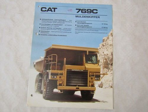 Prospekt caterpillar 769c - prospekt,