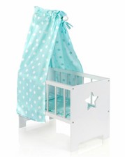 Puppenbett mit Himmel