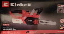 Einhell Akku-Kettensäge GC-KS 18 Li Soli + Akku + Ladegerät + Motoröl