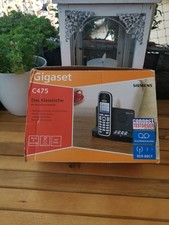 Siemens Gigaset C47 Mobilteil Telefon * Anrufbeantworter Basisstation  In OVP
