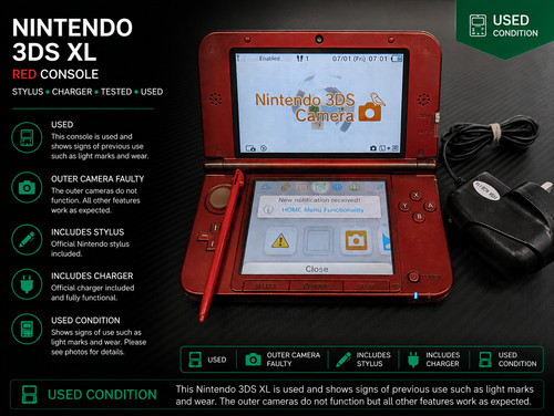 Nintendo 3ds rot - nintendo,