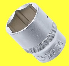 BGS 2926 Nuss 26mm Einsatz Antrieb 12,5mm(1/2") Länge 38mm Profil Sechskant NEU