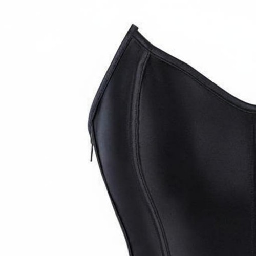 Satin korsage mit trägern - satin-korsage,