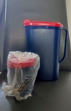 3 tlg.Set Goldquell Universal Kanne 1,9 L + 2 Becher Picknick/Camping Tupperware