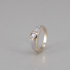 Ring  in 585/14k Gelbgold, mit