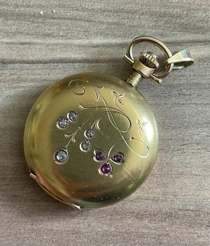 Gold taschenuhr savonette 7 - gold,