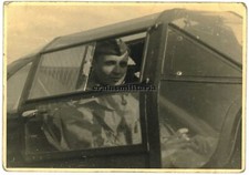 Orig. Foto Luftwaffe Pilot Bücker Bü 181 Bestmann Flugzeug Cockpit Kamenz 1944