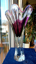 XXL Große schwere Glas Vase -