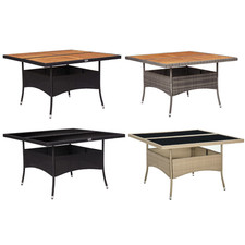 Garten Esstisch Poly Rattan