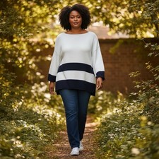 Pure handknit white blue - pure,
