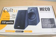 Heco Cult S 1 Design Lautsprecher 110 Watts 2 Wege für Studio Nahfeldmonitor