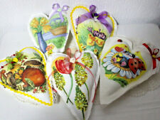 Handmade❤️XXL Anhänger DekoHerz Frühling Sommer Fensterdeko Landhaus 27cmTilda