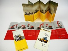 Neusson Kramer Allrad Bagger Radlader 4 Prospekte ca 1998 - 2009