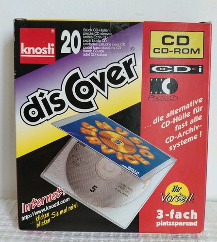 Knosti discover hülle 20 - discover, cd-hülle,