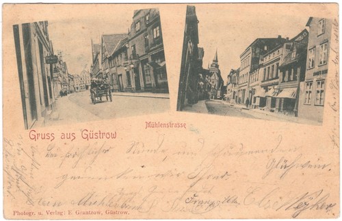 Postkarte güstrow - postkarte,