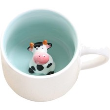 Kuh Keramik Tasse 3D Tier