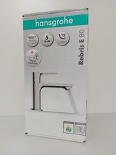 Hansgrohe Rebris E80 Waschtischarmatur mit Ablaufgarnitur