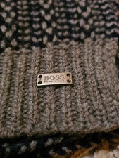 Hochwertiger Hugo Boss Schal anthrazit (ca. 184 x28 cm)