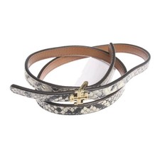 Gürtel Tory Burch Weiß Grau