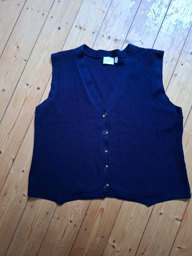 Damen weste dunkelblau - damen, weste,