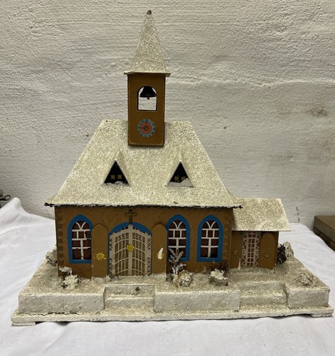 Lichterhaus aus pappe kirche - lichterhaus,