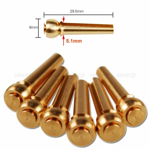 6pcs pure brass - pure, pins