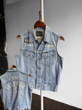 G-Star Raw Damen Vintage 00s Denim Jeans Ärmellos Schneiderkunst Jckt Weste Y2K