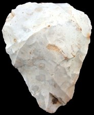 Neandertaler faustkeil biface - neandertaler,