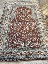 Kayseri Reine Seide Handgeknüpft Top Qualität 147x87 Anatolische Design