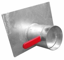 Rohrauslauf für Kornschieber verzinkt zum Selbsteinbau 420x250mm 