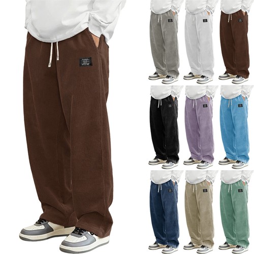 Herren cord geradlinige hose - cord,