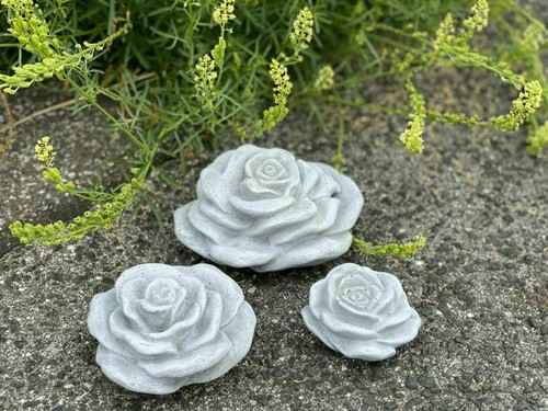 Frostfeste steinfigur 3er - frostfeste, 3er-set