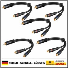5x Audio Y Adapterkabel