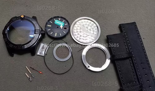 44mm watch case dial hands - case, +
